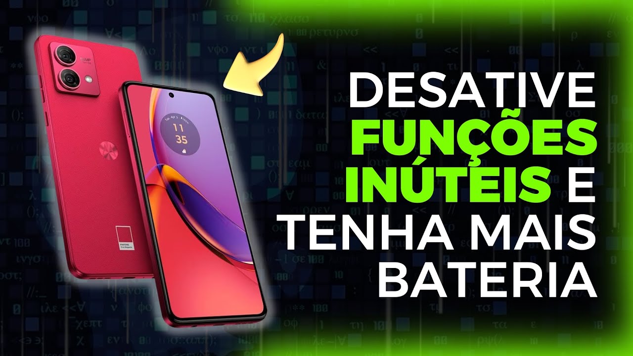 MAIS BATERIA no MOTO G84 DESATIVANDO COISAS INÚTEIS (Androiid)