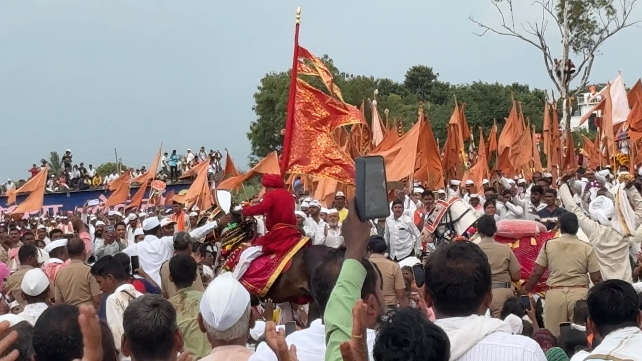 वाखरी रिंगण सोहळा 2025 l #वारी2025 #वारीपंढरीची #wari2025 #marathivlog #vlog