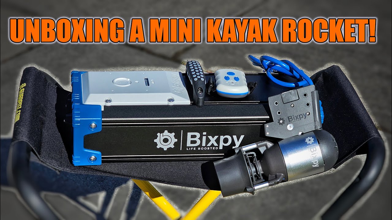 Распаковка подвесного мотора Bixpy K-1 Angler Pro для моего рыболовного каяка Hobie