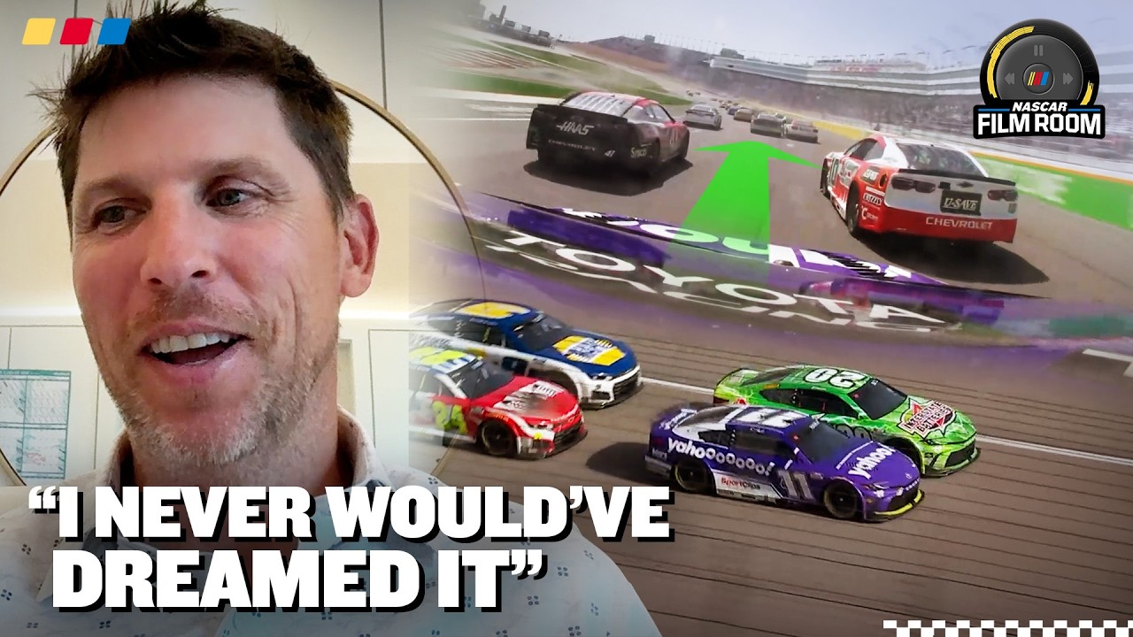 Denny Hamlin Breaks Down Historic Vegas Win | NASCAR Film Room