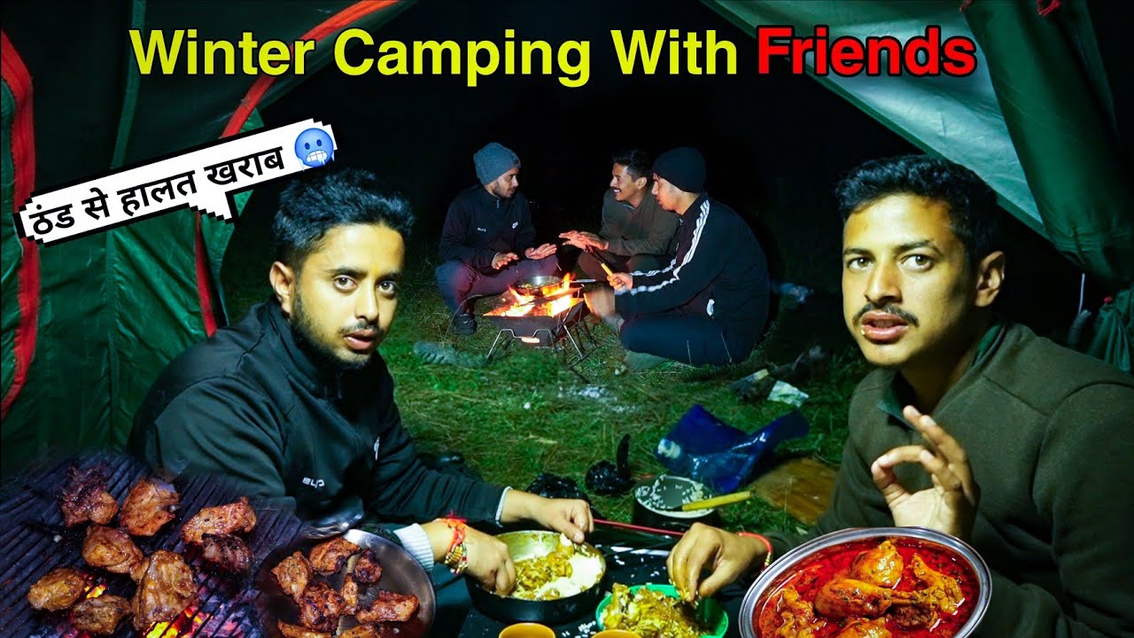 Pre-Winter Forest Camping with Childhood Friends | Cozy Nights Campfire & Cooking | Unknown Dreamer