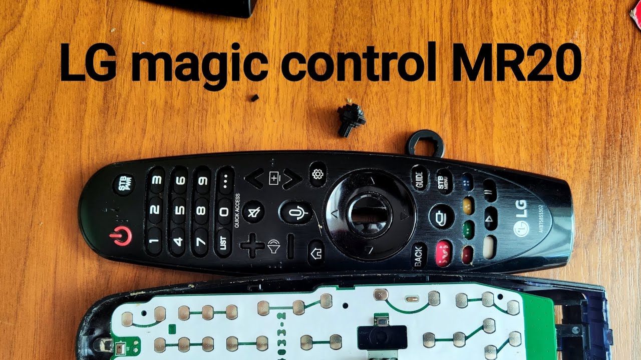 Ремонт пульта LG MR20. Сломалось колёсико.