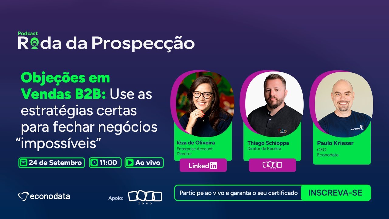 Obje&ccedil;&otilde;es em Vendas B2B: Use as estrat&eacute;gias certas para fechar neg&oacute;cios &ldquo;imposs&iacute;veis&rdquo;