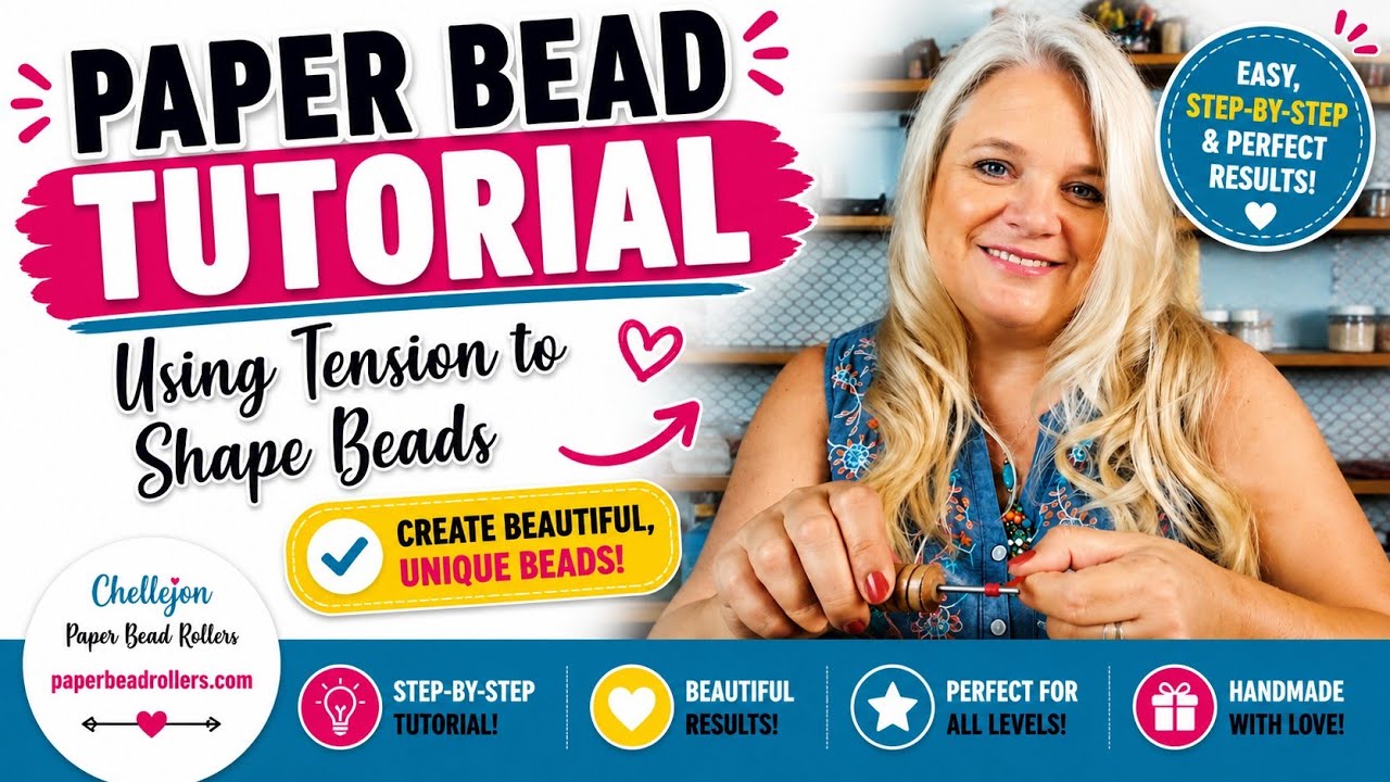 Using Tension to Shape Paper Beads
