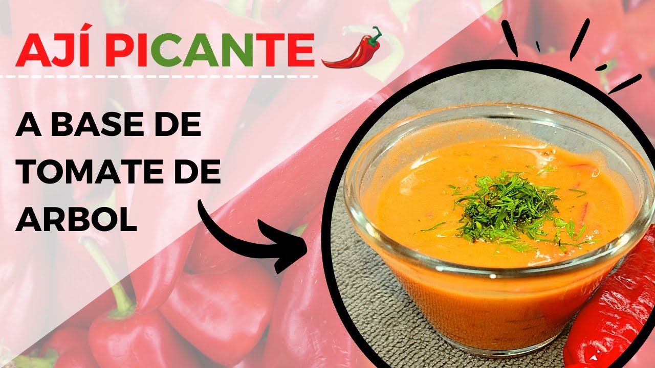 AJÍ con TOMATE DE ARBOL😲? aquí te regalo esta TREMENDA RECETA 💥