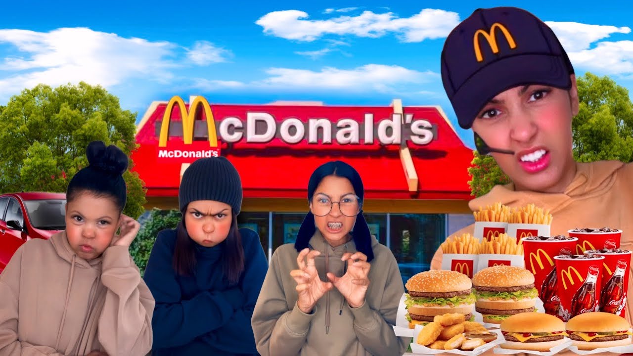 DORIANA FOI NO MC DONALDS COM SUAS AMIGAS RICO VS POBRE 