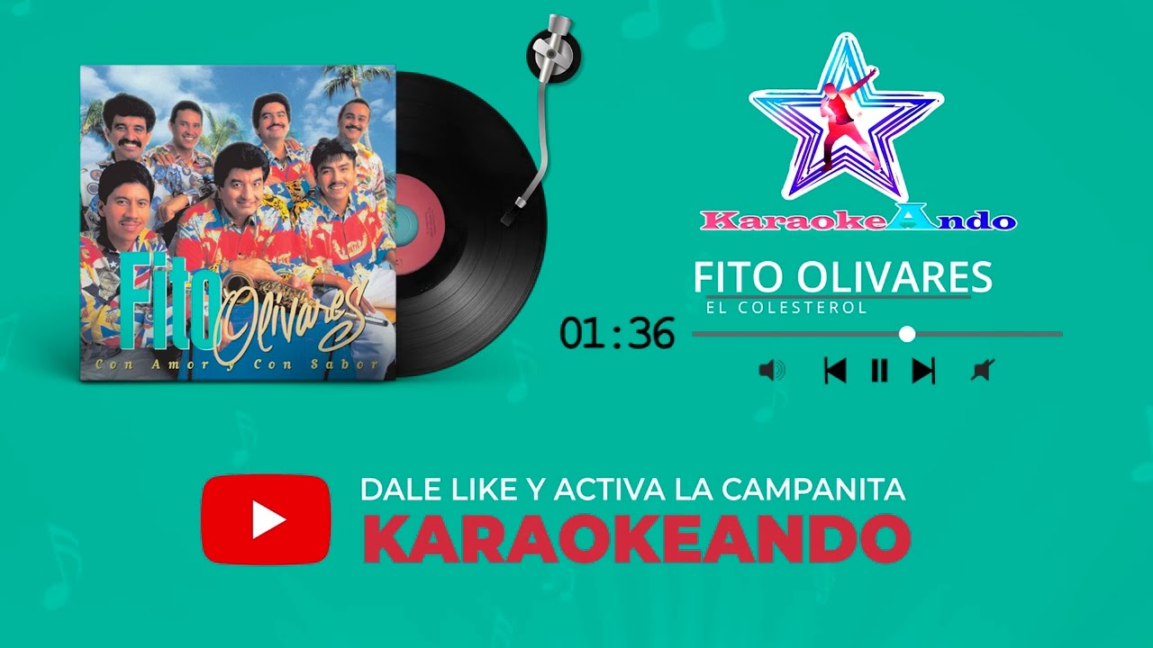 KARAOKEANDO - Fito Olivares - El colesterol Karaoke