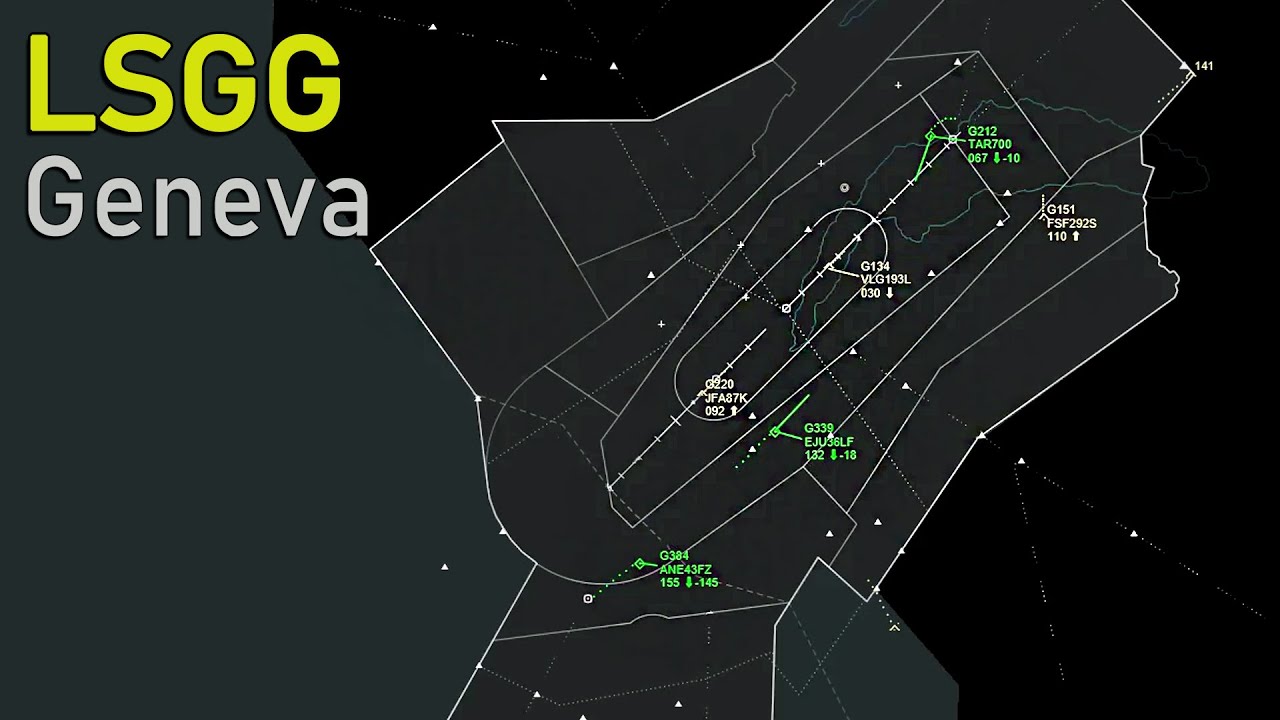 ATC RADAR | [ LSGG ] | Geneva Approach