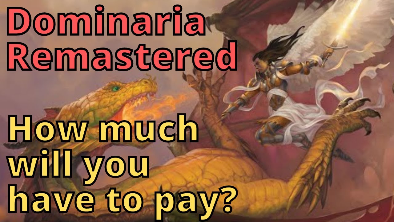 How much is Dominaria Remastered going to cost you?