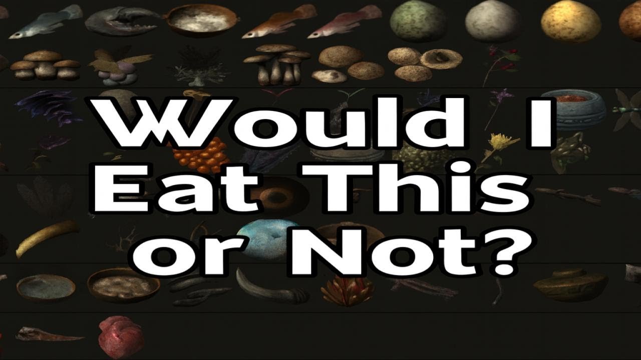Ranking Skyrim Alchemy Ingredients by Edibility