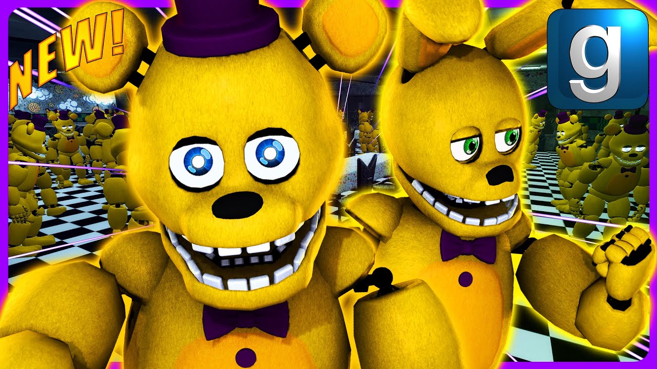 Gmod FNAF | Обзор | Совершенно новый набор таблеток «The Nights at Fredbear's»! [Часть 2]