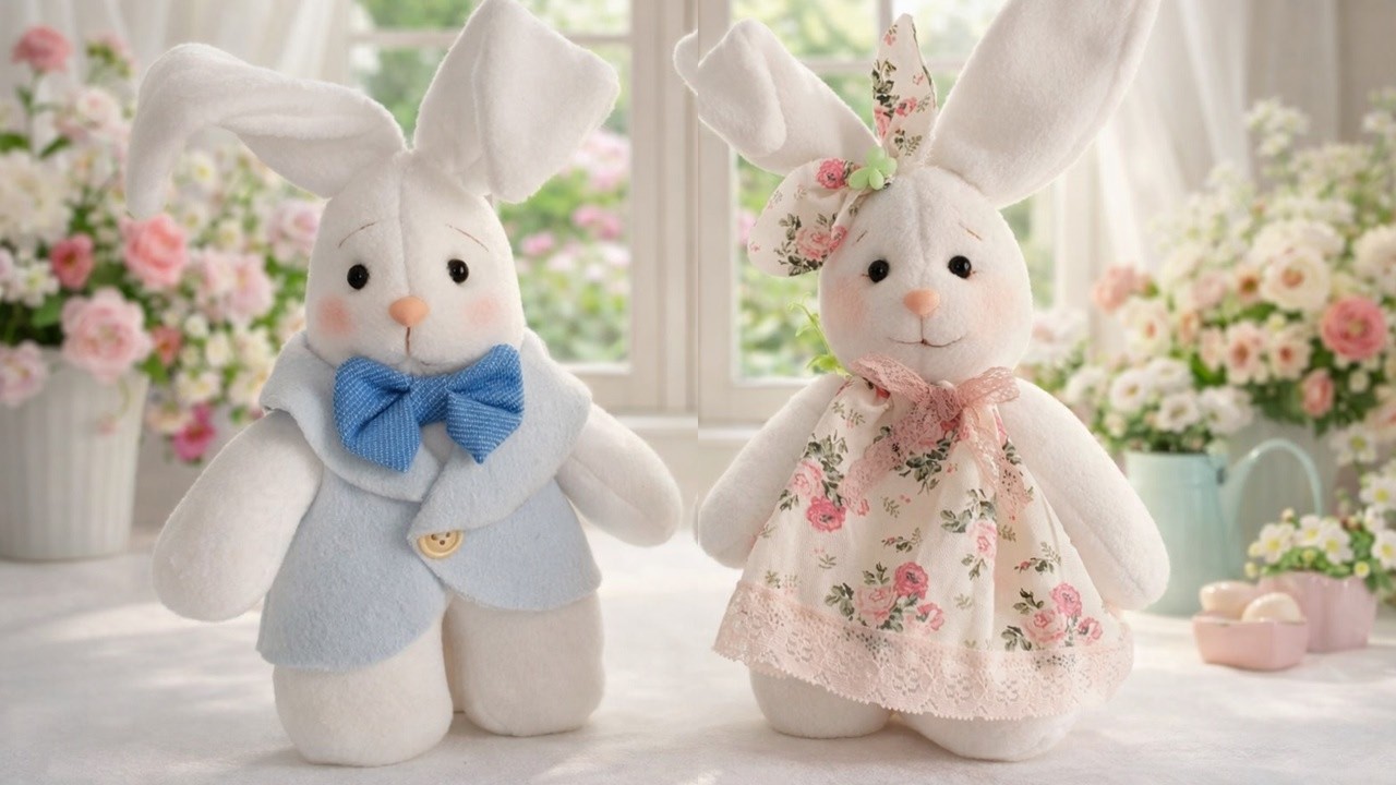 CASAL DOÇURA COELHINHOS PARA VENDER NA PÁSCOA - EU JA VENDI PQ FICARAM LINDOS