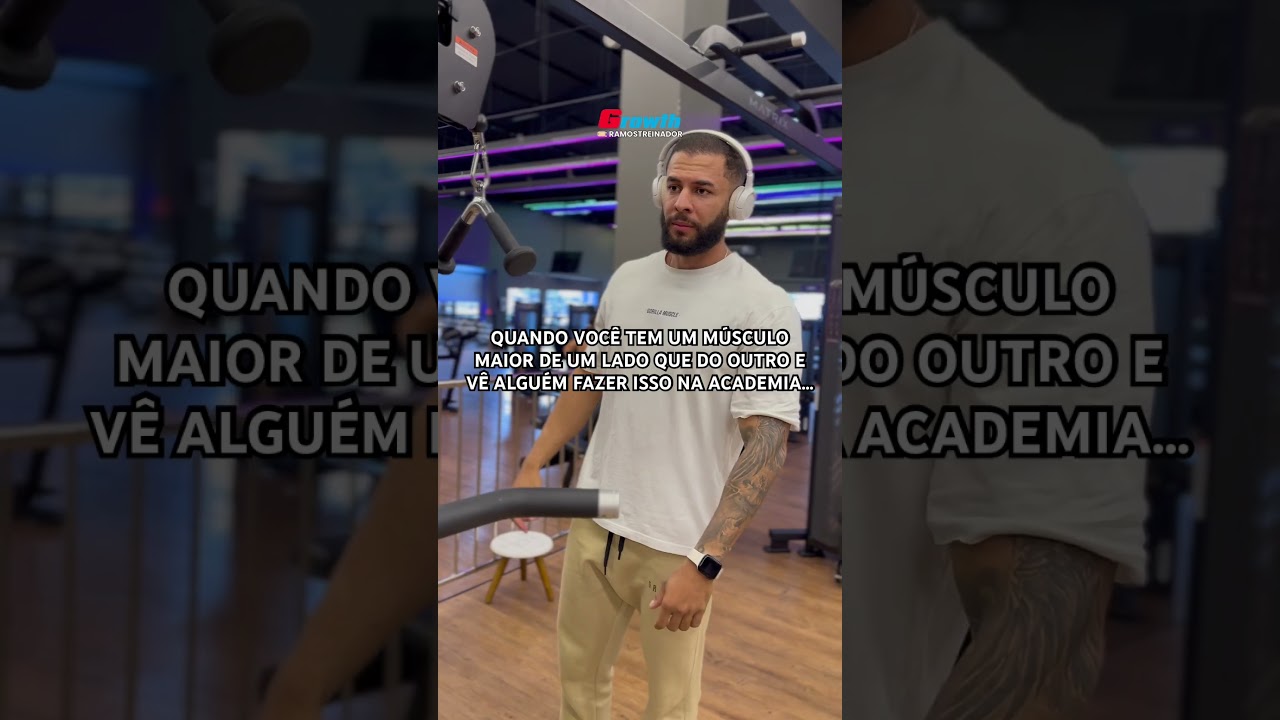 Como corrigir assimetria muscular #academia #muscula&ccedil;&atilde;o #fitness #gym #treino