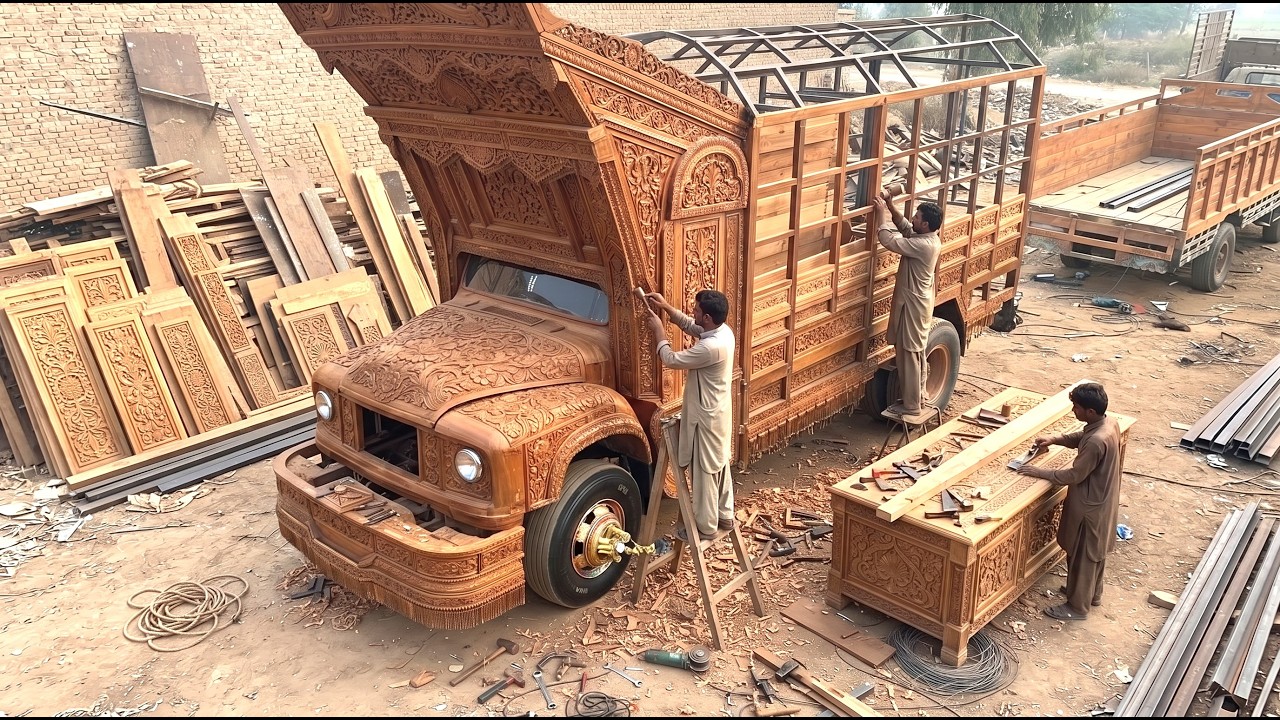 They Built a COMPLETE Bedford Truck Starting With Just a FRAME &mdash; Incredible Build!