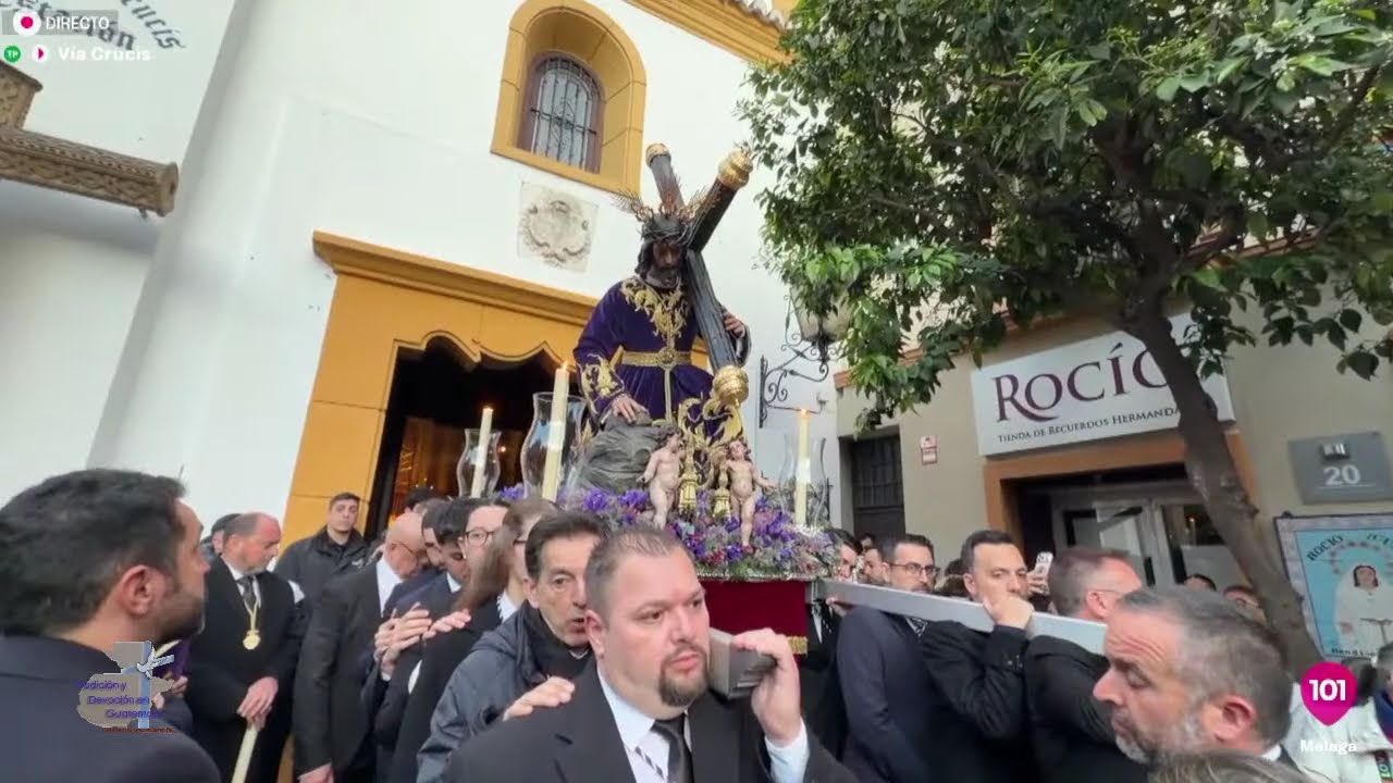 🔴 En Vivo | Vía Crucis oficial de Málaga | Señor de los Pasos en el Monte Calvario