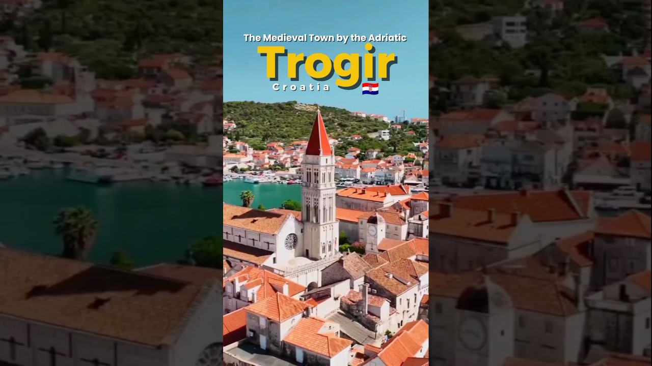 Trogir, Croatia: The Medieval Town by the Adriatic Sea #travel #croatia #trogir #oldtown #adriatic
