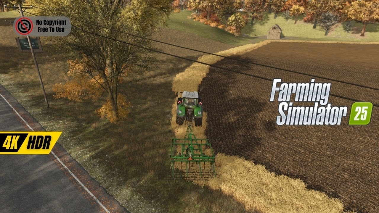 4K Farm Simulator 2025 &ndash; Relaxing Gameplay [Free to Use / No Copyright]
