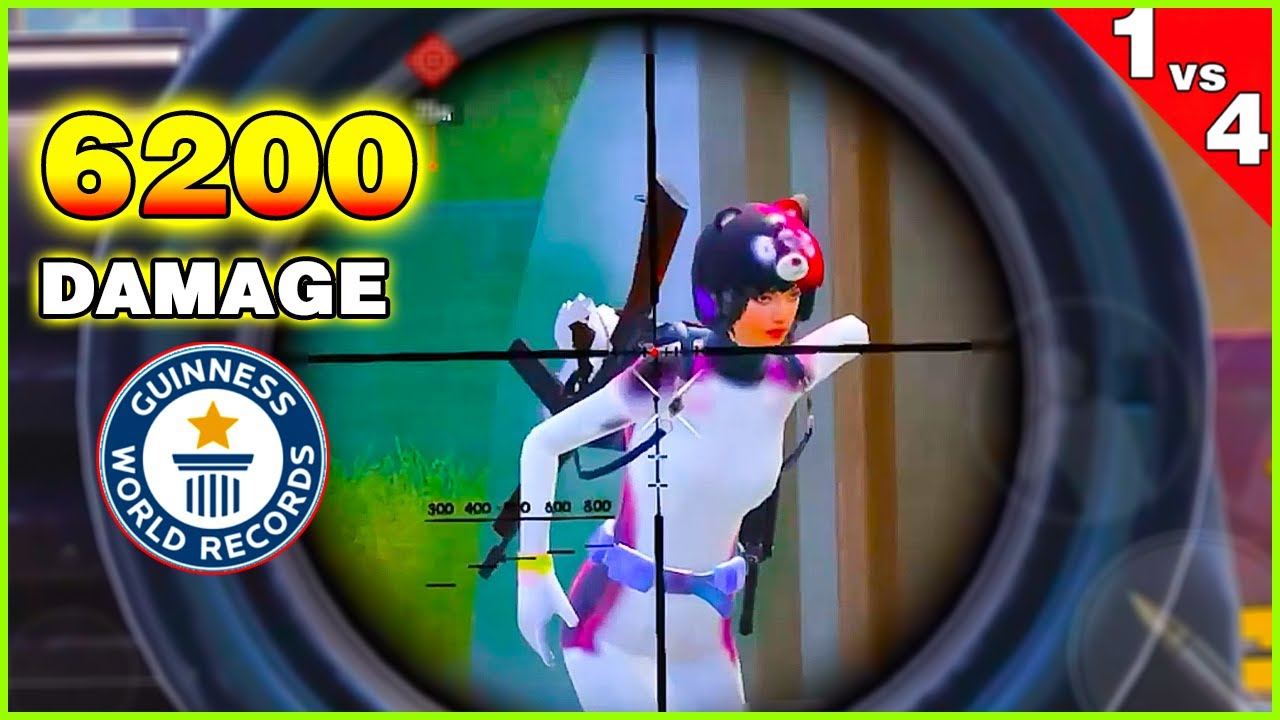World Record: 6200 Damage in a match | Solo vs Squad PUBG MOBILE