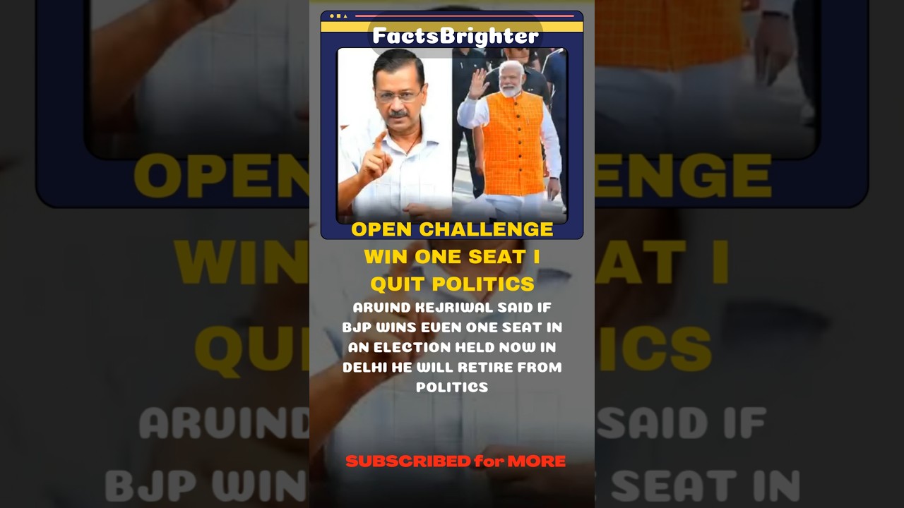 Kejriwal's BIG Challenge to BJP! 😱 
