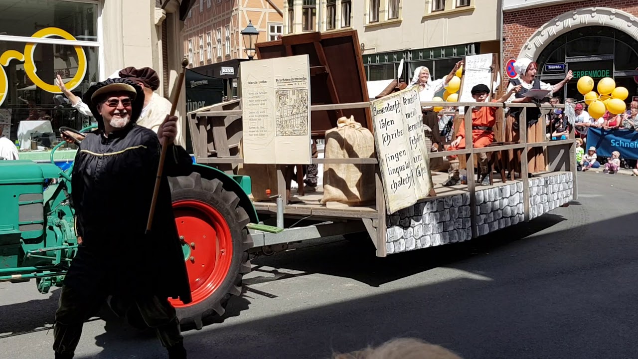 Festumzug zum 22. Sachsen-Anhalt-Tag in Quedlinburg Teil 1
