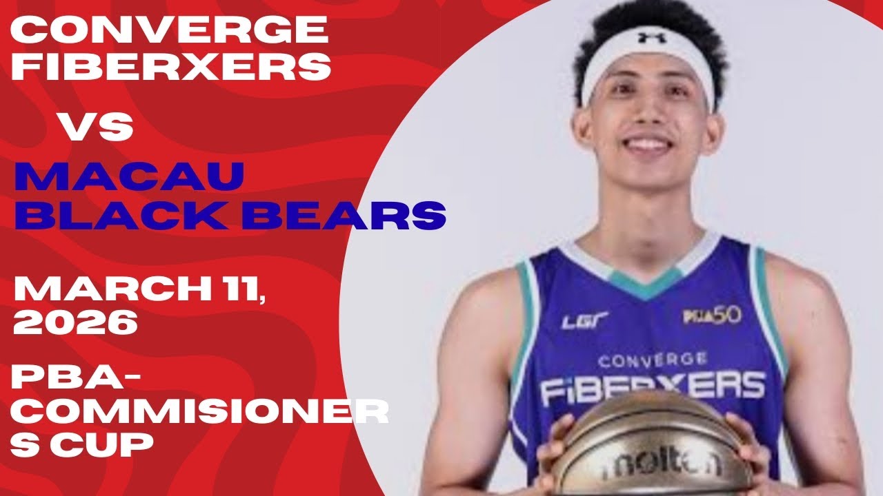 Converge Fiberxers Vs Macau Black Bears | March 11, 2026 | PBA #pba #highlights #basketball