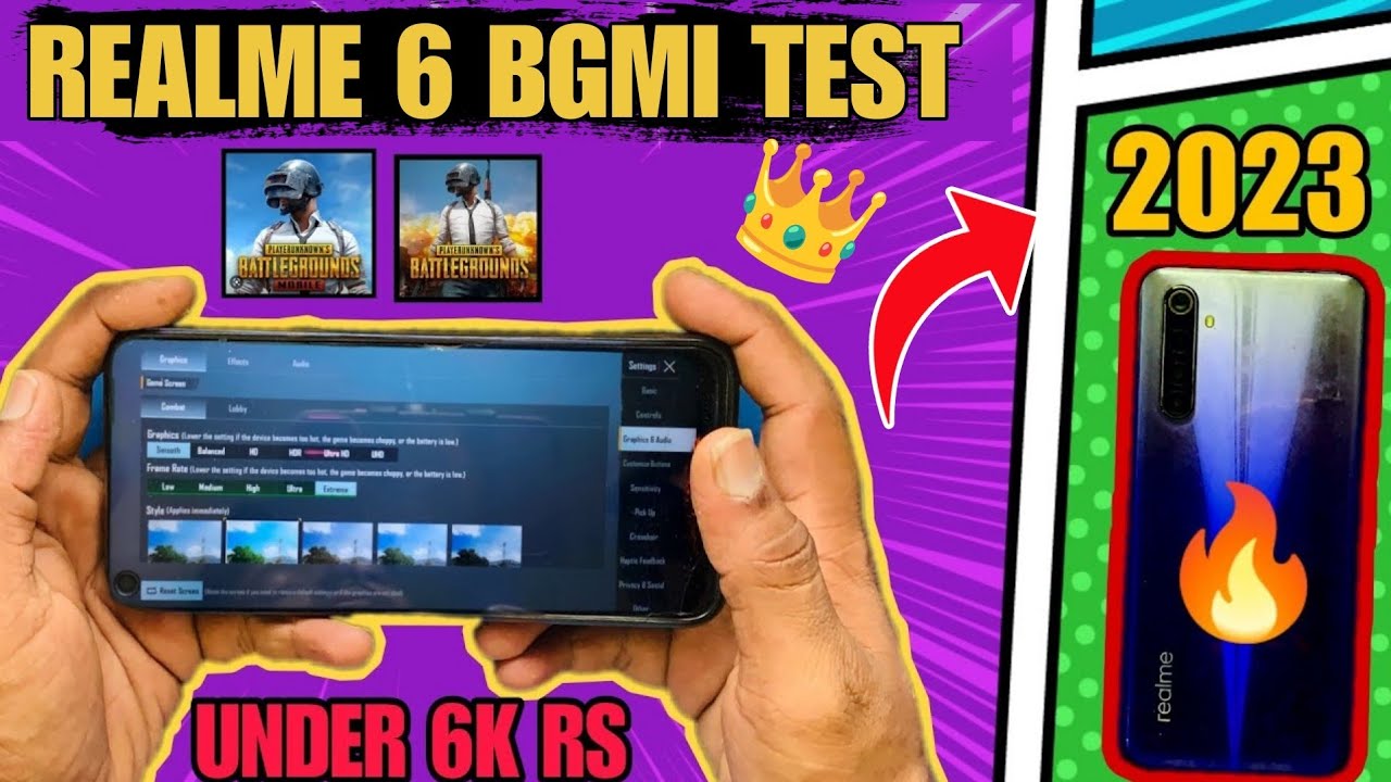 REALME 6 IN 2023 || TRUE 60 FPS KING  || UNDER 6000 RS || IN 6K BEST GAMING PHONE