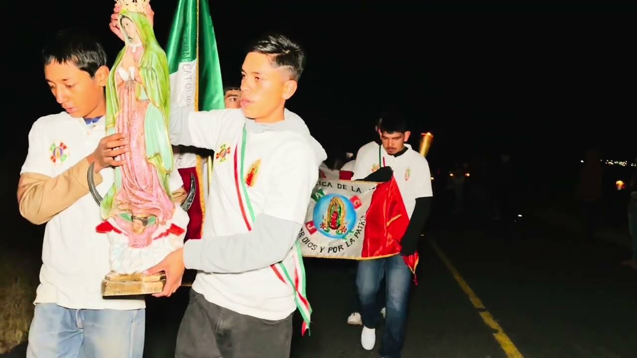 Rosario de Aurora - Antorcha Guadalupana 2025 - San Antonio de Guadalupe, Chalchihuites, ZAC 