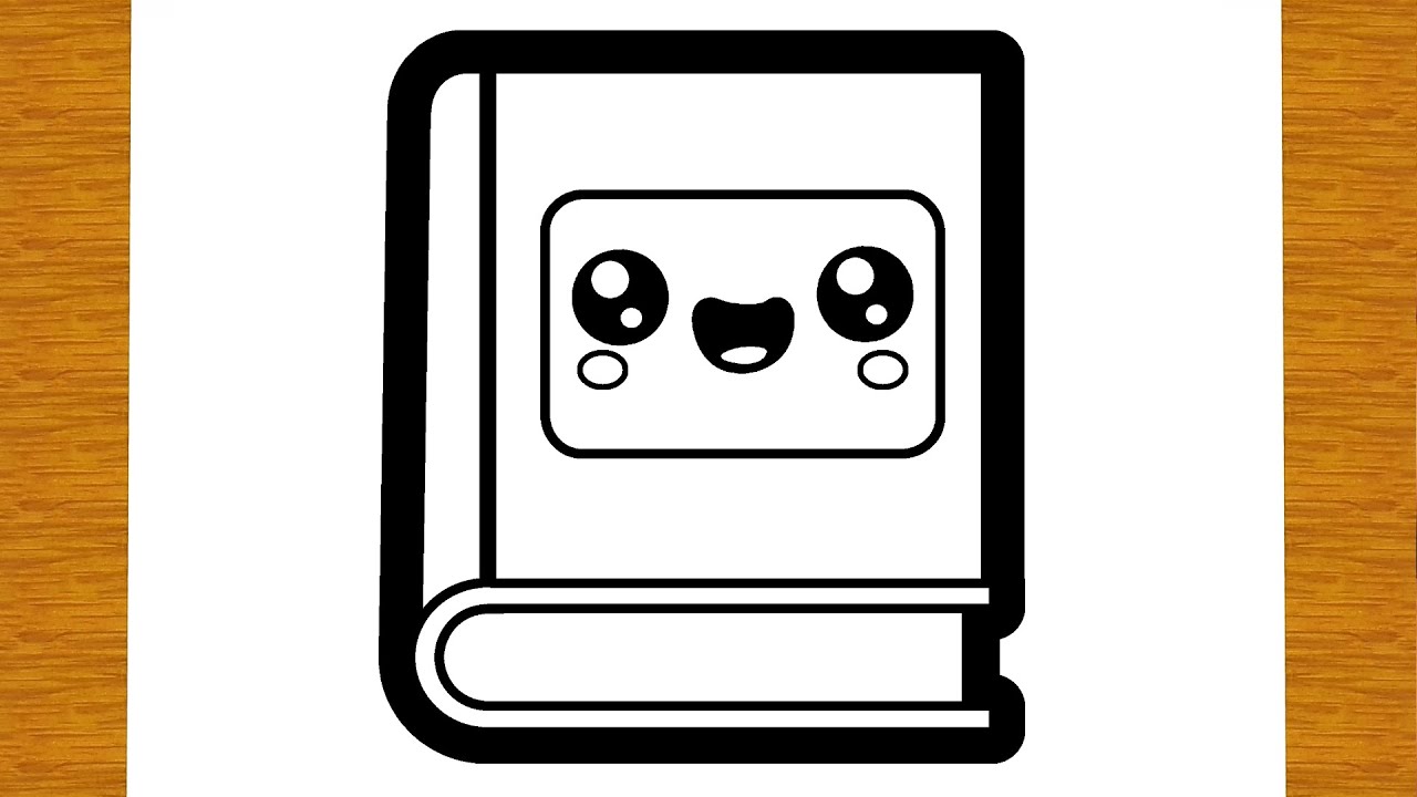 COME DISEGNARE UN LIBRO CARINO | Disegni facili ed educativi