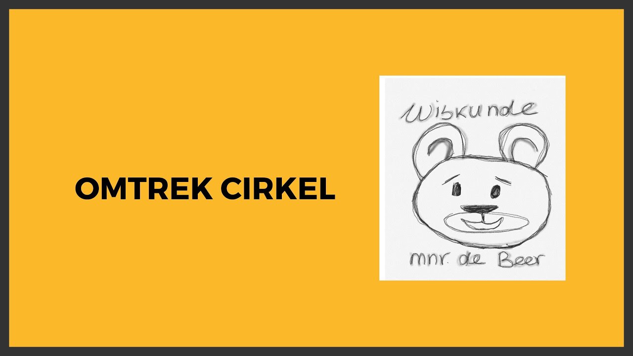 Omtrek cirkel