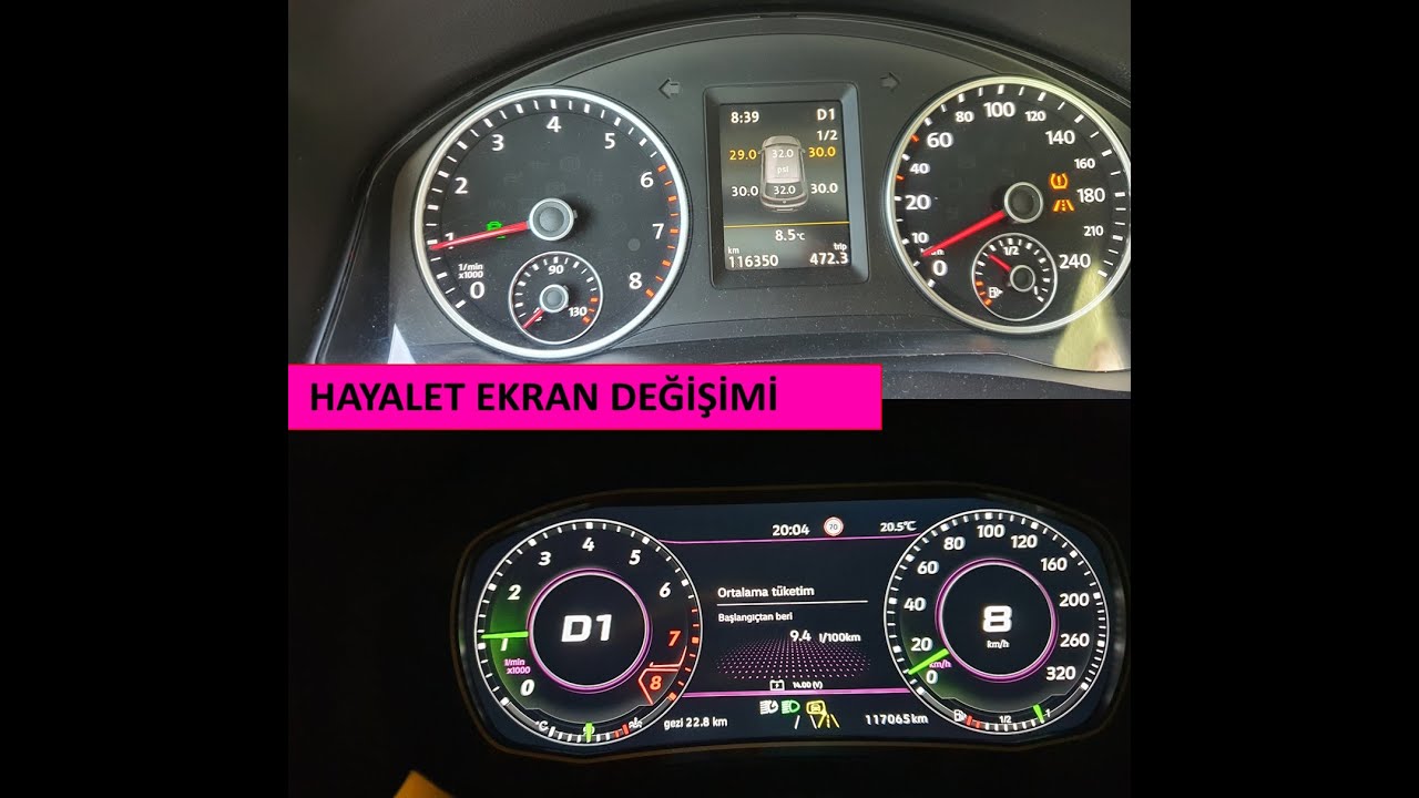 2009- 2015 Tiguan 5N2 Hayalet Ekran Uygulaması