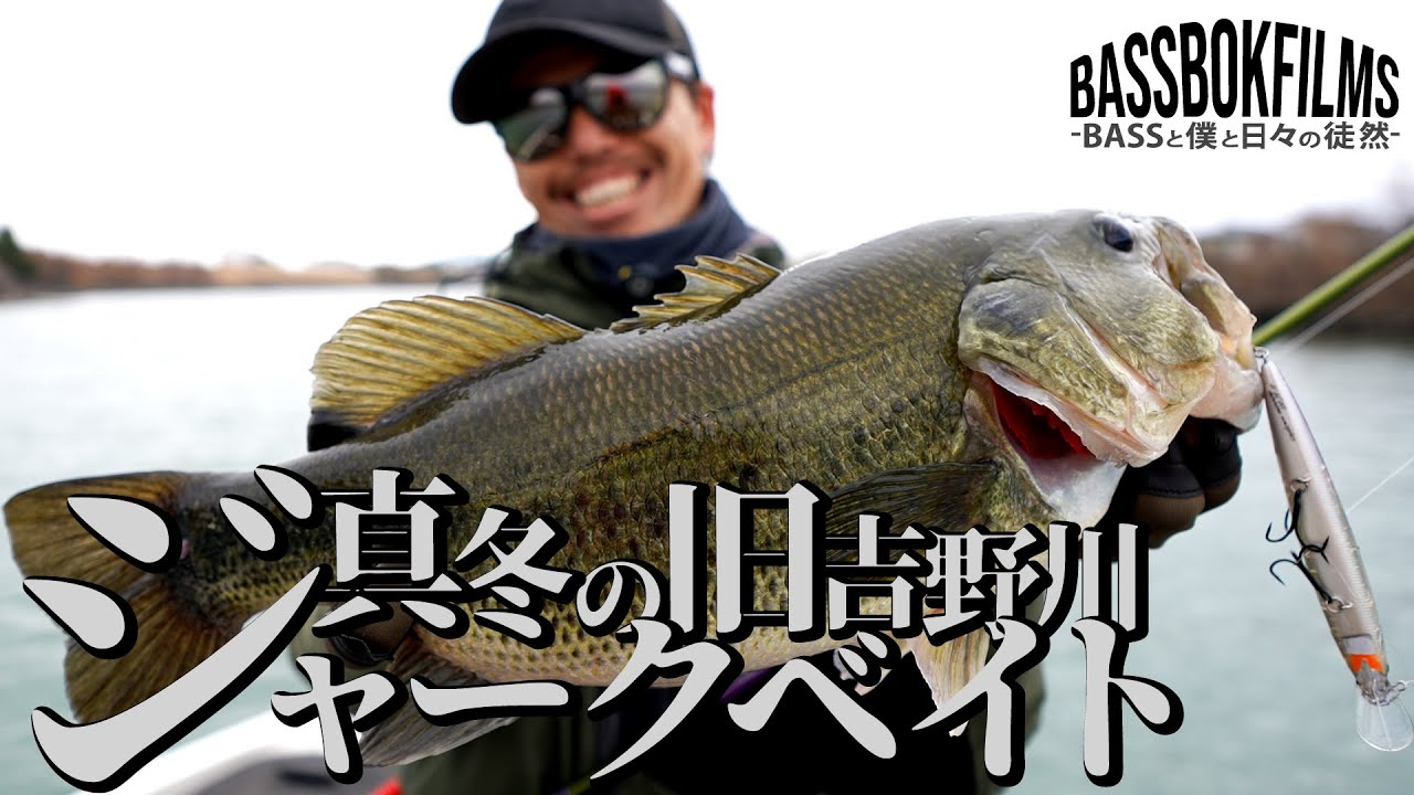 【ジャークベイト】で狙う！真冬の旧吉野川！｜ 実釣Vol.1｜BASSBOK FILMS 鈴木裕介