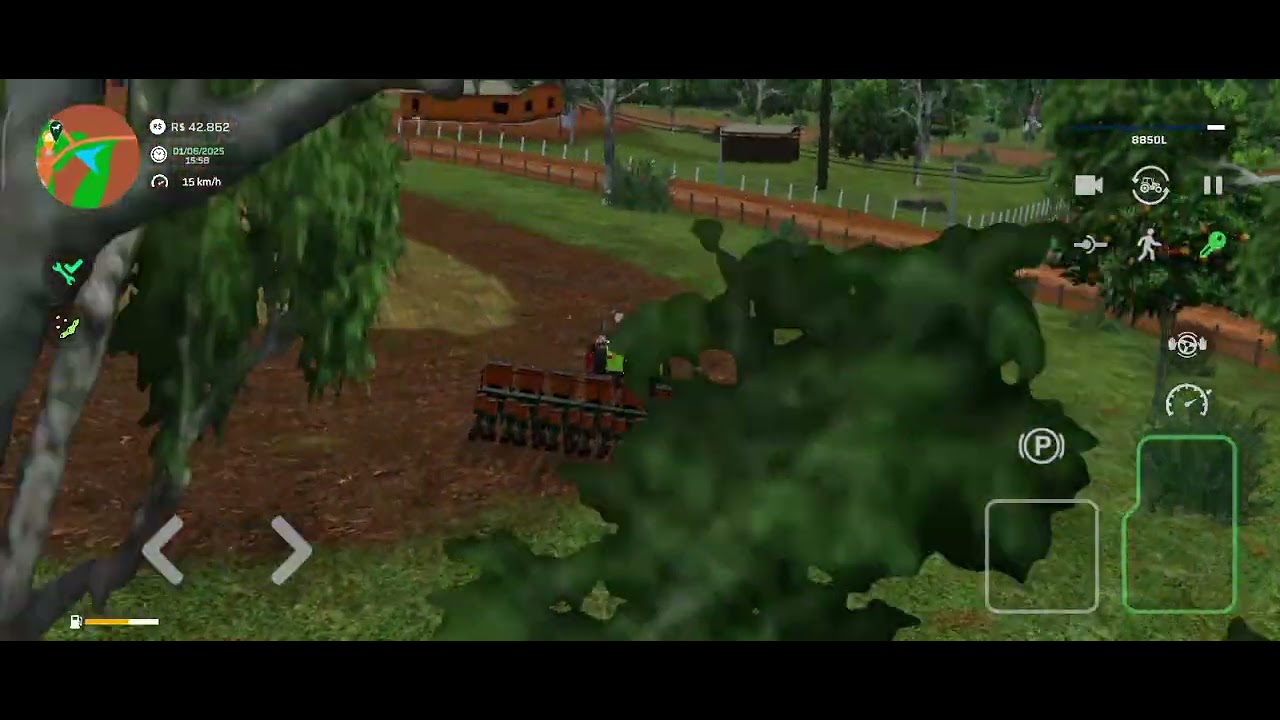 Começamos o plantio da soja no farming sim Brasil 