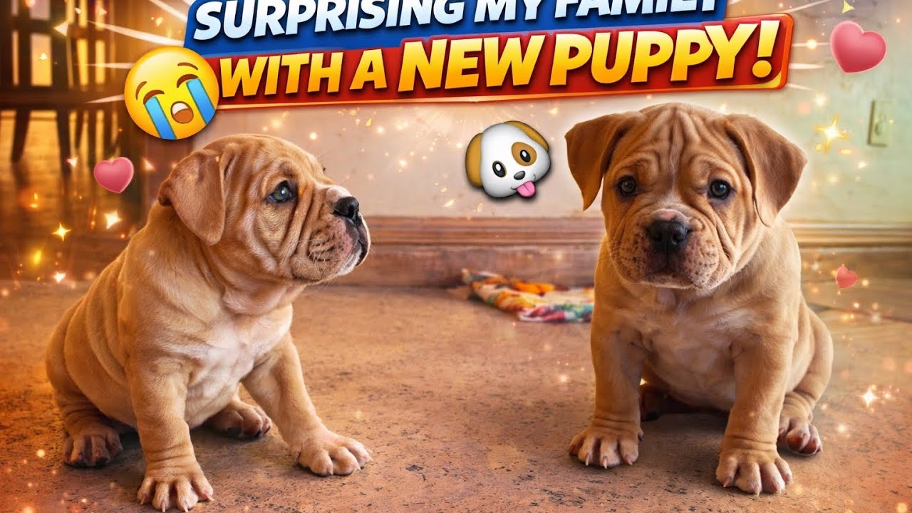 Surprising My Family With A New Puppy!! (Super Cute)