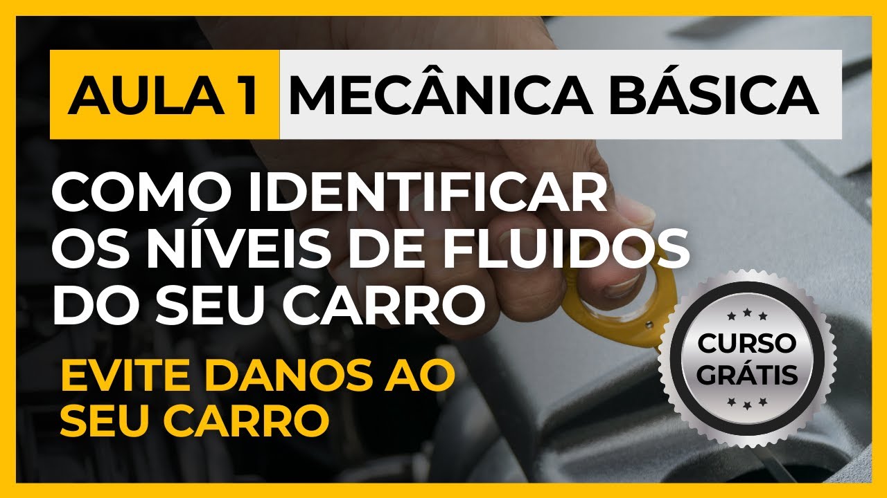 [AULA 1] Como Identificar os Níveis de Fluidos do Seu Carro - Curso Básico de Mecânica Automotiva.