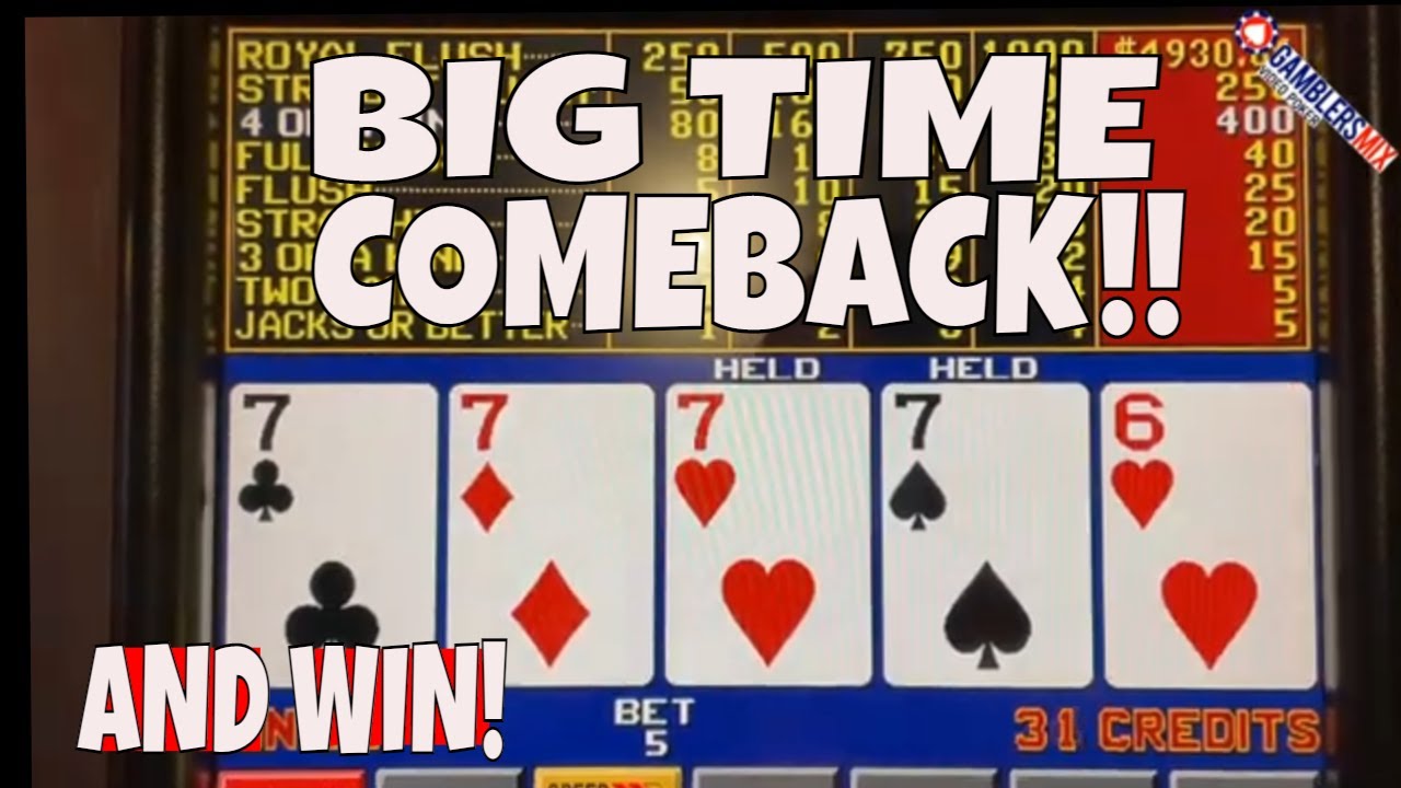 Comeback Four Of A Kind on Bonus Poker Deluxe