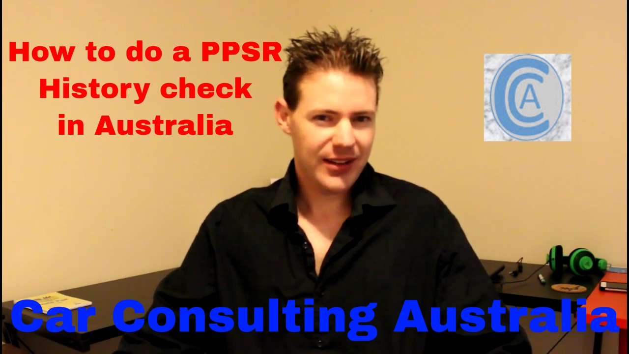 How to do a History / PPSR check Australia, Find out if a cars been written off and on the register