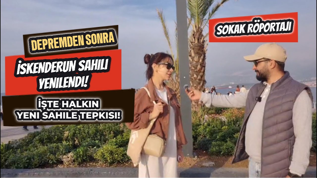İskenderun Sahili Yenilendi! İşte Halkın Yeni Sahile Tepkisi! | #sokakr&ouml;portajları #İskenderun