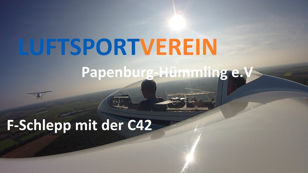 F-Schlepp mit einer C42 C | Luftsportverein Papenburg-H&uuml;mmling e.V