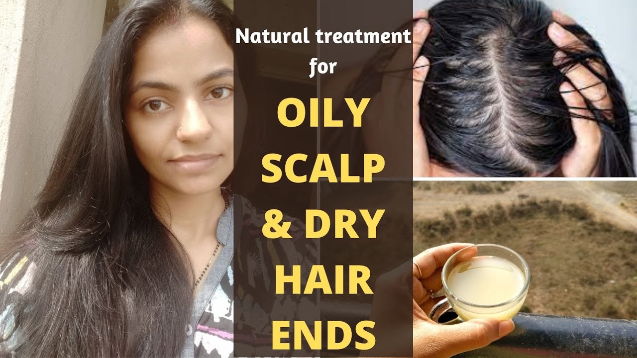 Hair care hacks for managing oily scalp & dry hair ends| Natural treatment using kitchen ingredients