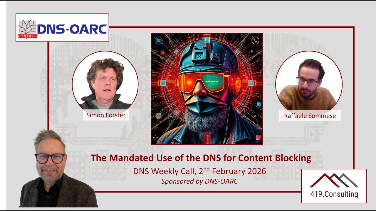 DNS Policy and Technical Call, 2nd February 2026