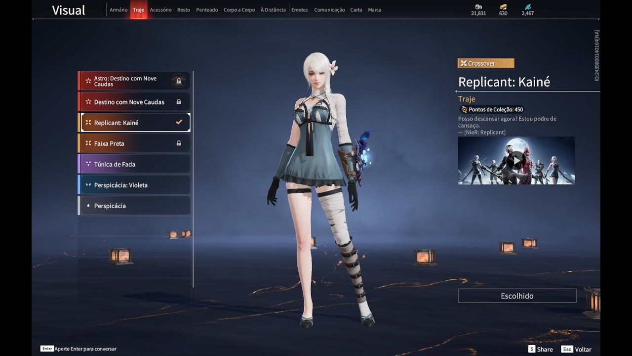 TESSA SKIN KAINÉ / NIER AUTOMATA NARAKA BLADEPOINT
