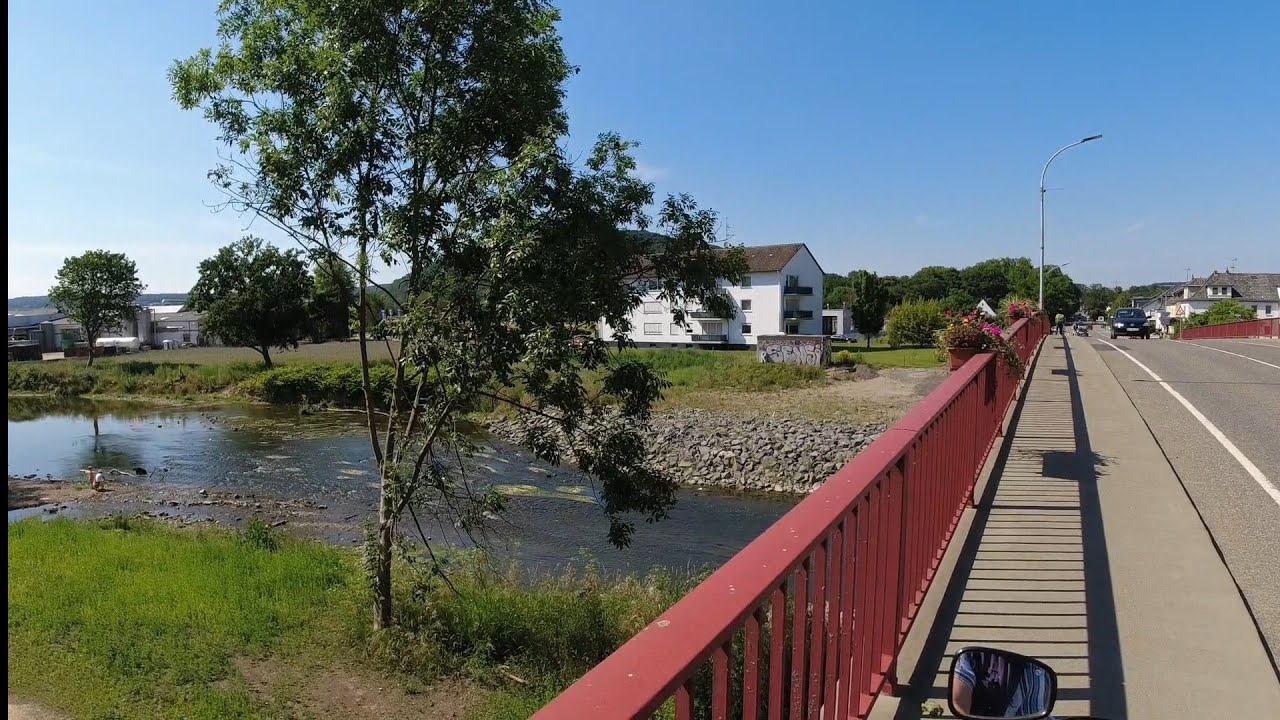 Ahrbrücke Sinzig .Ahr.1 .Abwasserzweckverband Untere Ahr. 11.10.2023. Remagen .Sinzig. Bad Breisig