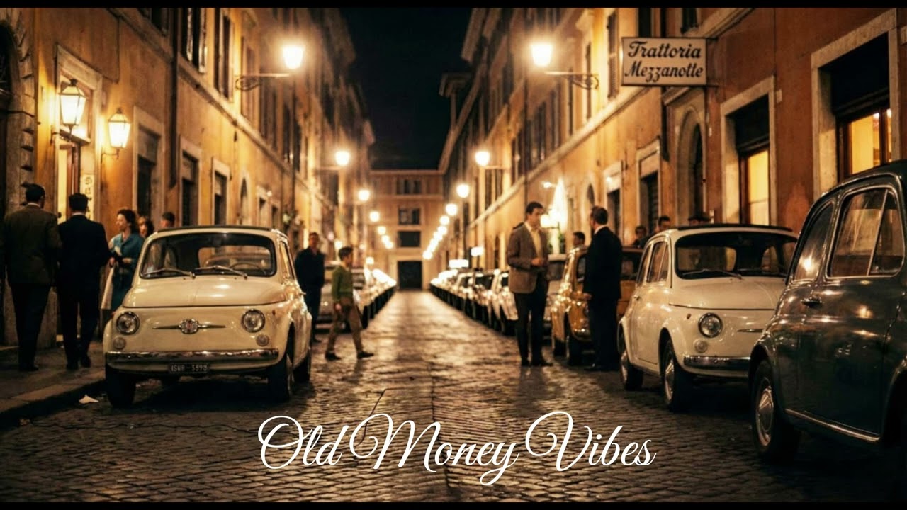 Mezzanotte a Roma - A Midnight Encounter in Rome (Old Money Vibes | Romantic Italian Noir Jazz)