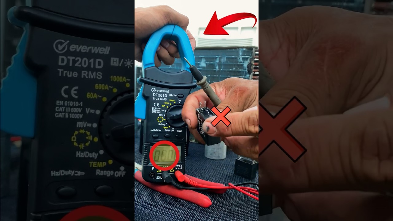 COMO PROBAR CAPACITOR DE VENTILADOR ❌