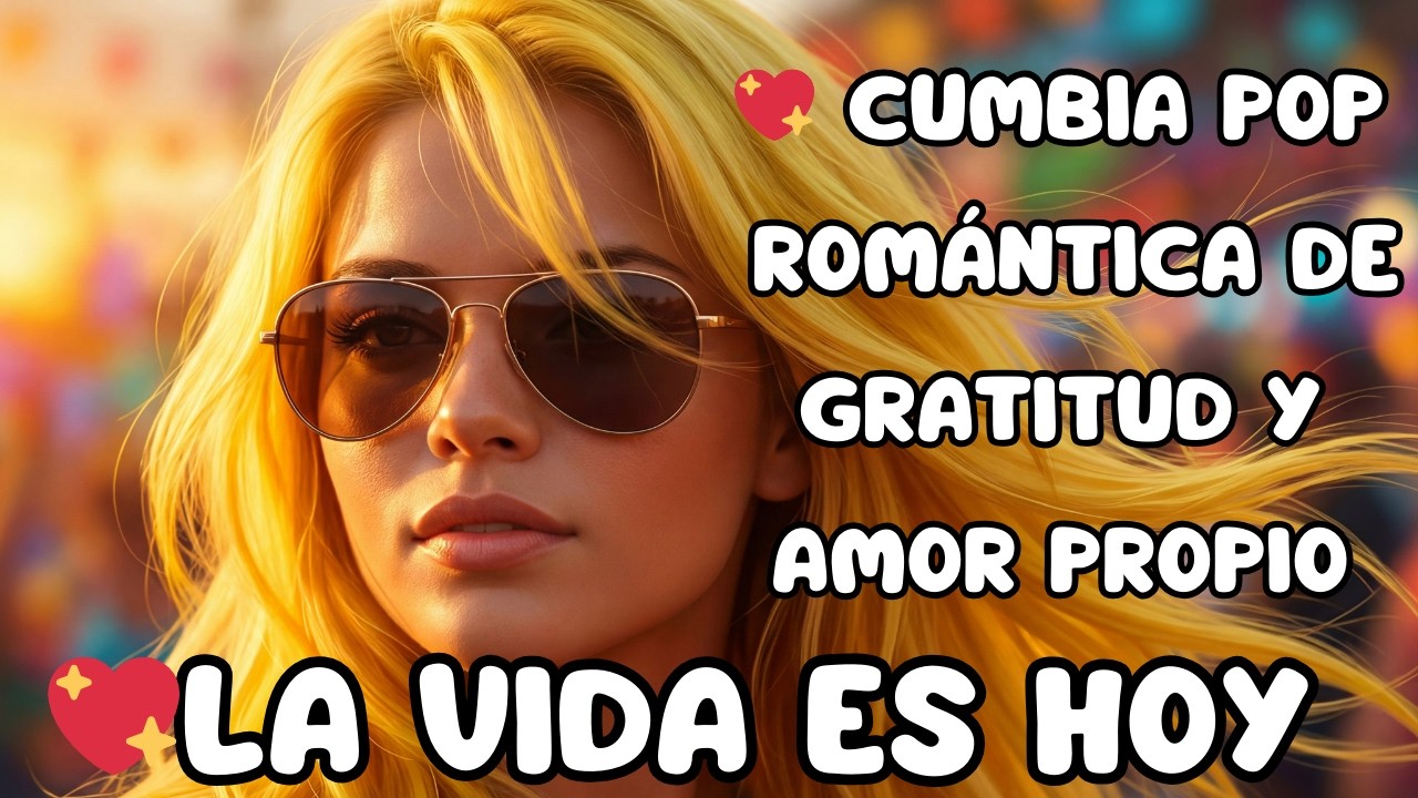 💖 LA VIDA ES HOY – Cumbia Pop Romántica de Gratitud y Amor Propio