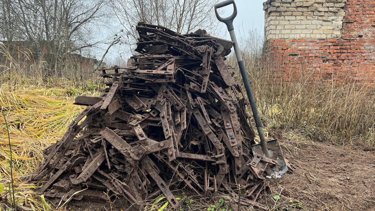 Я ЗДЕСЬ ПЕРВЫЙ! БОЛЬШЕ 500кг В ОДНОГО С НЕТРОНУТОЙ ФЕРМЫ! One found 500 kg of scrap metal!
