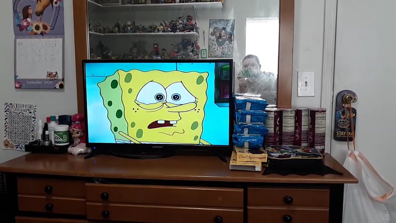 Opening/Menu Walkthrough Of SpongeBob SquarePants: Lost At Sea DVD From 2003