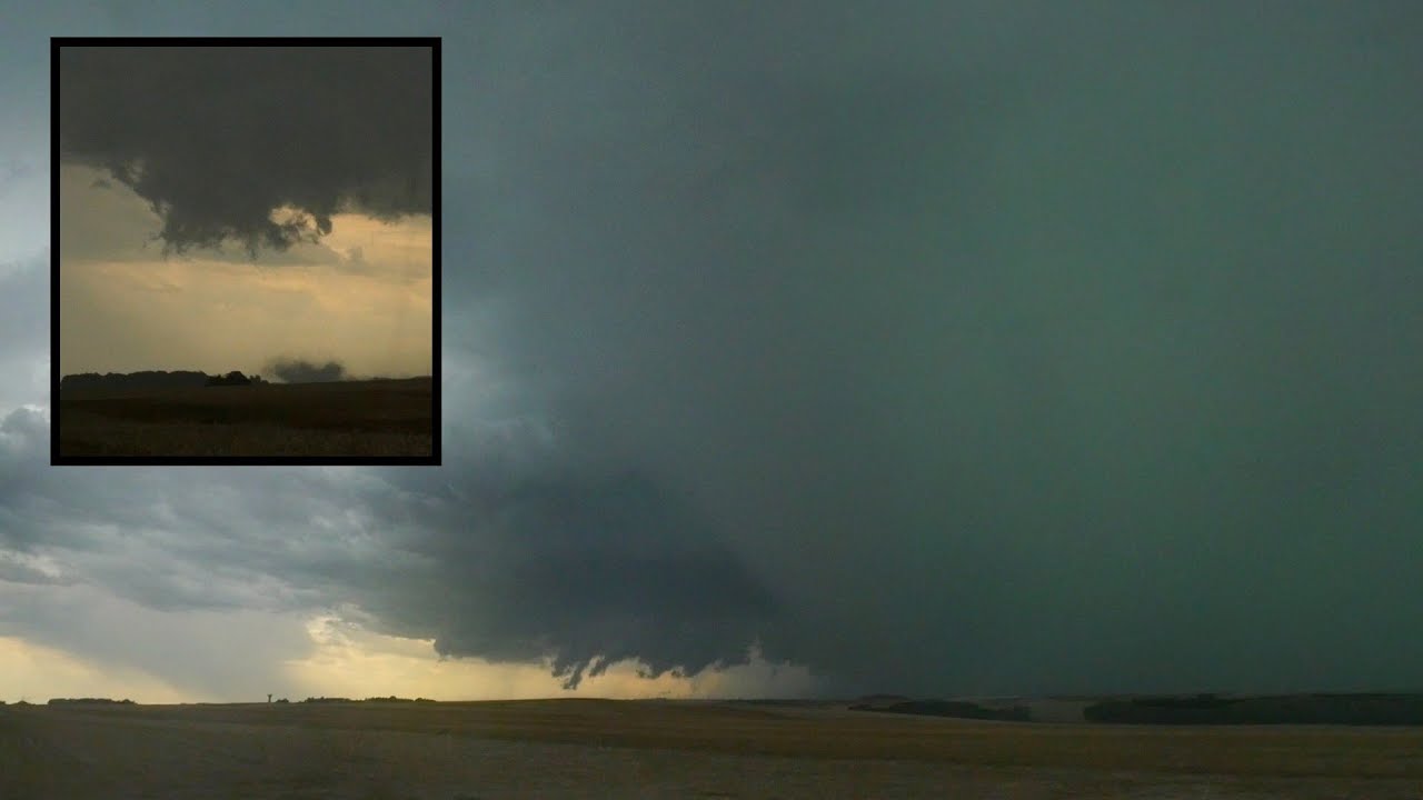 Supercellule et tornade dans la Marne, 09 ao&ucirc;t 2019.
