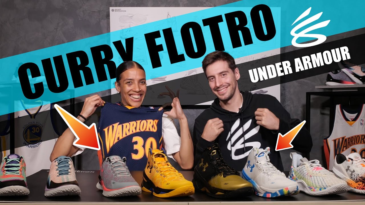 LA GAMA FLOTRO DE STEPHEN CURRY AL DETALLE -  SUS MODELOS RETRO CON LA ÚLTIMA TECNOLOGÍA