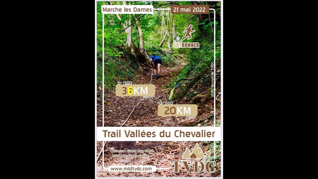 trail des vallées des chevalier 2022 -namur